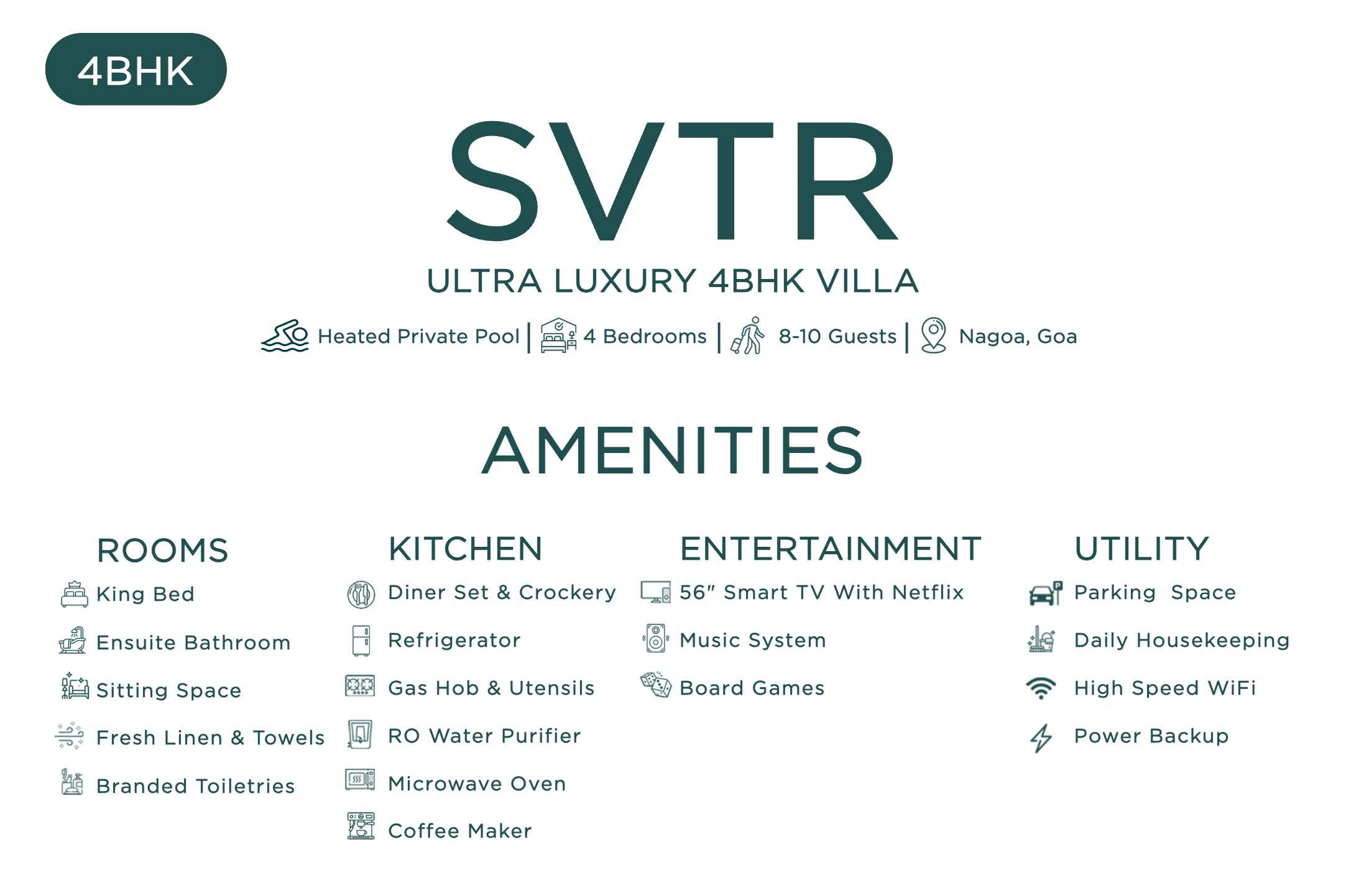 4 BHK Villa in Nagoa, North Goa, Goa